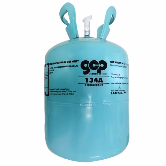 99.93% Purity 13.6kg/30lbs Disposable Cylinder Refrigeration 134A Refrigerant Gas R134A