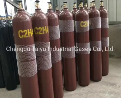 Schnelle Lieferung 99,95 % industrielles flüssiges Ethylen-C2h4-Gas Ethylengas-Preis